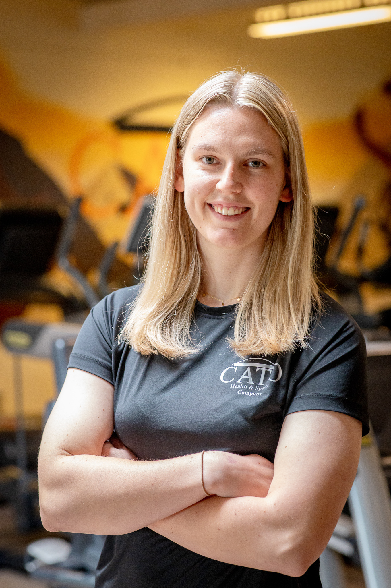 Gina Berger, duale Studentin bei CATO Health & Sports Company Wolfenbüttel, aktiv im Fitnessstudio und beim EMS-Training in der PT Lounge